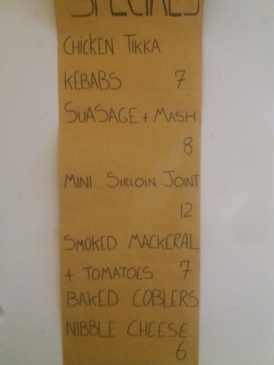 craigchurch555's tweet photo. This week's specials @Breadandpullet #breadandpullet #eatlocal #comeseeus #britishtapas #supportlocal πππππ https://t.co/0zW0ek2E1y