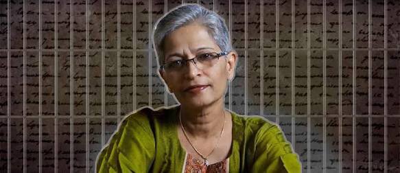 Madhuism_'s tweet photo. One more nail in democracy's coffin! RIP #GauriLankesh 
The fascists may have silenced her voice but they can never silence her courage! RIP https://t.co/G7DgELSgw7