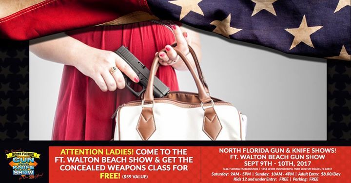 SCGunShow's tweet image. The Concealed Weapons Classes held at North Florida Gun Shows provide you with everything required by the State of… bit.ly/2iZTMD1
