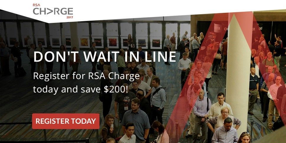 Mj_Knudsen's tweet photo. Calling all #cybersecurity pros! Register for #RSACharge today &amp; save $200 on registration: https://t.co/nB7KobJwbm #RSAemp https://t.co/i8aYzQtp0T