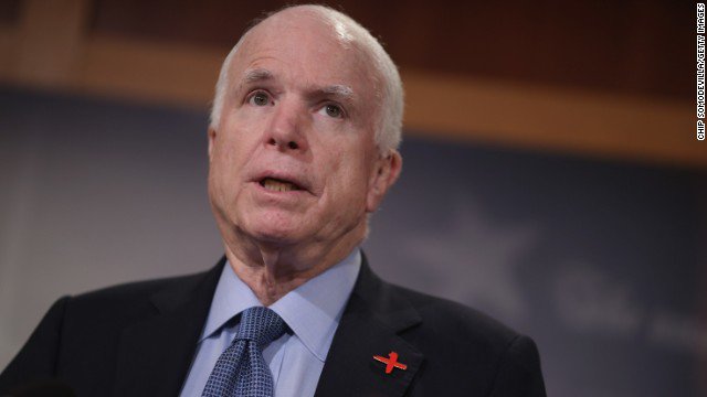 cnnbrk's tweet photo. Republican Sens. John McCain and Jeff Flake announce their opposition to White House decision to end DACA https://t.co/fr8mzpfqkq https://t.co/cluX2rajfE