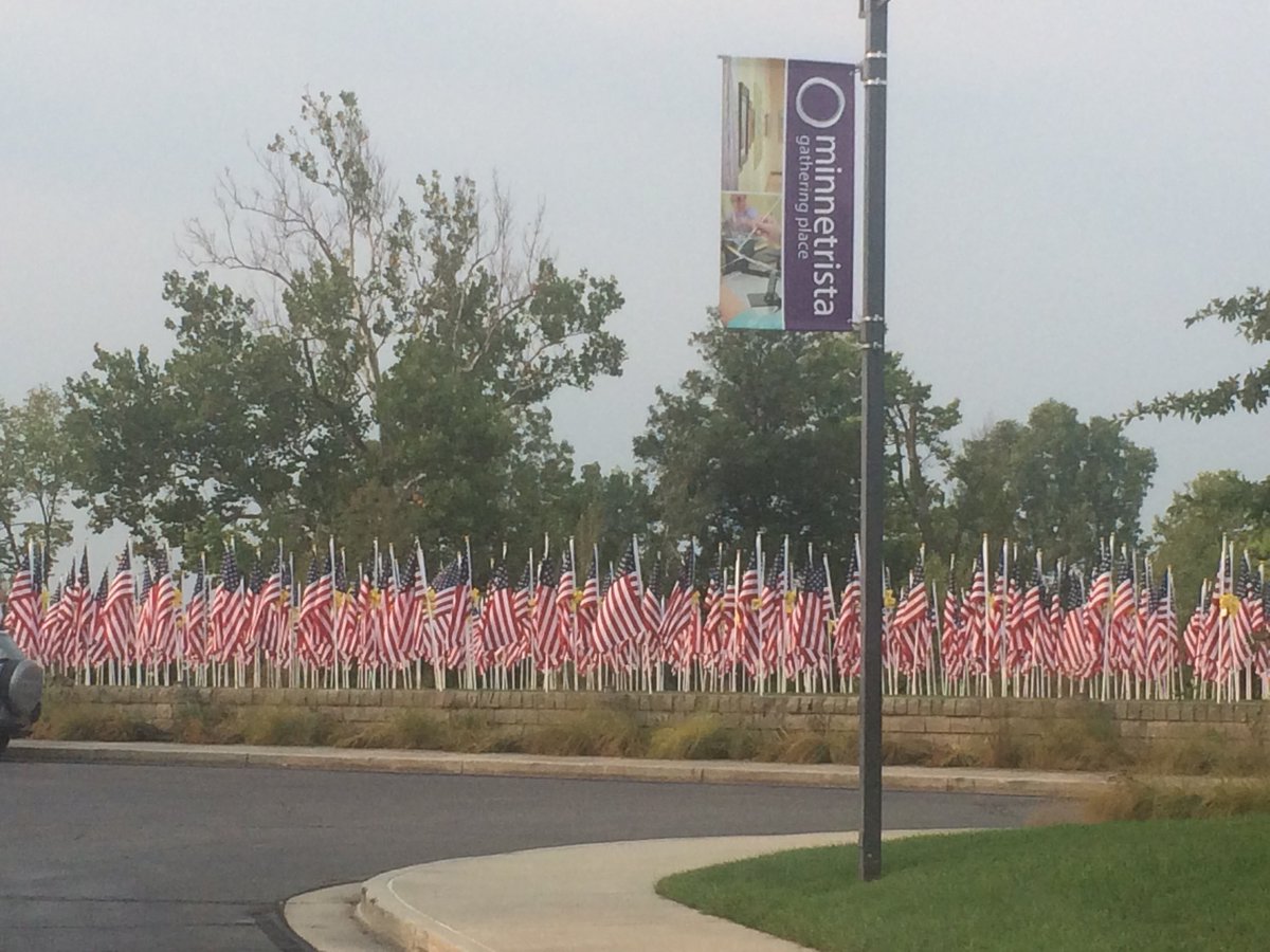ThatFedoraGuy's tweet photo. #FlagsofHonor is here again @Minnetrista - such an incredible display https://t.co/nmql7YvzO8