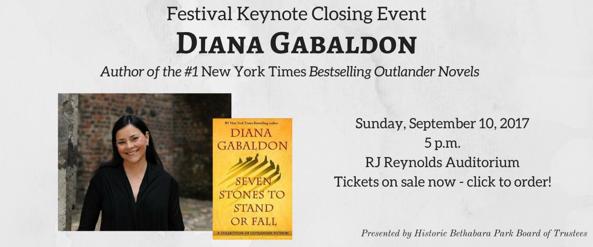 SarahMMcCoy's tweet photo. Last but not least on my @BookmarksNC gush— @Writer_DG is here 9/10! BTW, did you know it’s a town Outlander Day? #Bethabara Yes. Join us!⚔️ https://t.co/wRA6TgWuk2