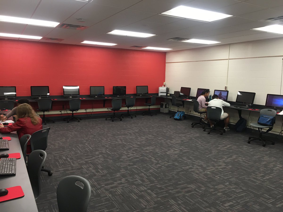 RyanZlomek's tweet photo. The new school year is here along with a new computer lab, new students, and a new author bio icebreaker game to start 3D Modeling class. https://t.co/RsdxGTbL7v