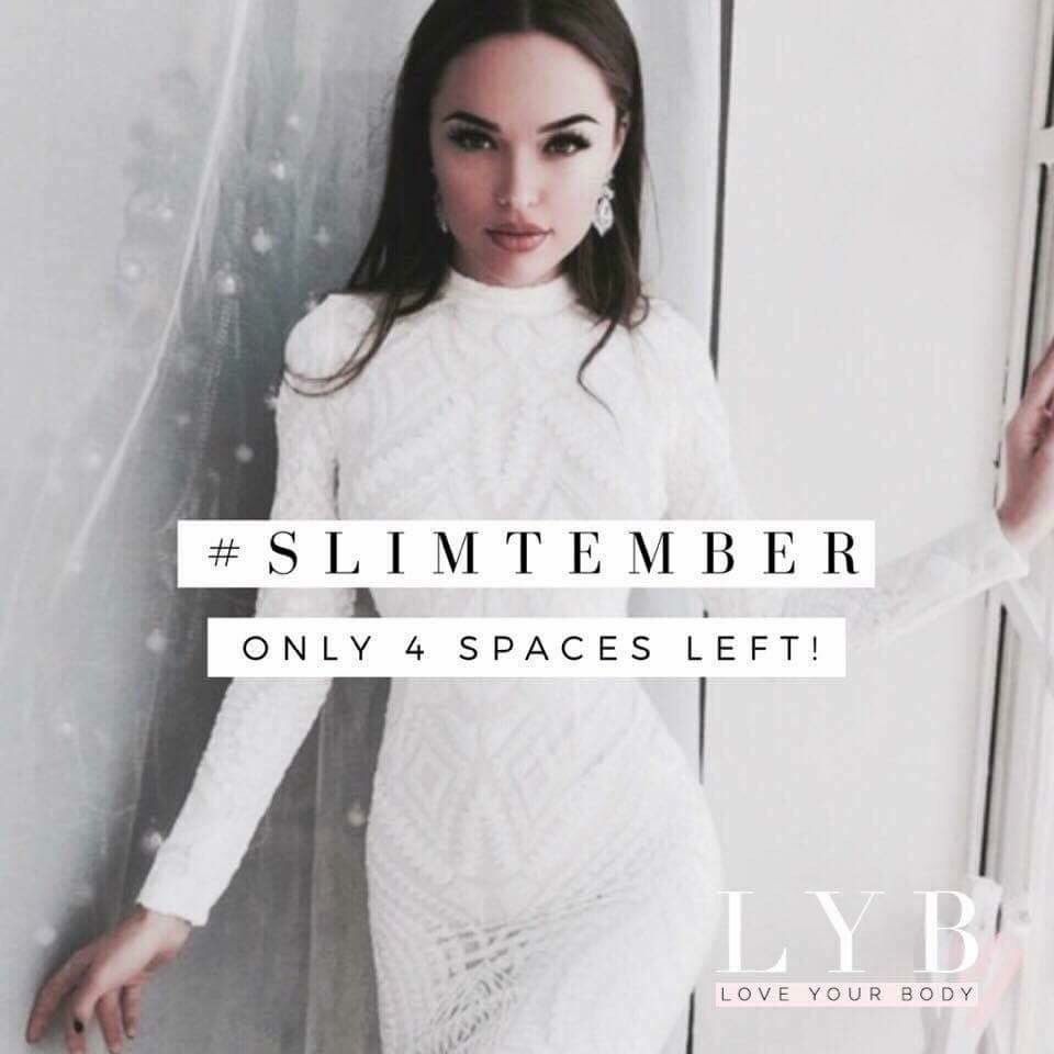JessLovesmith's tweet photo. Only 4 spaces left on the #slimtember challenge. ππ PM me if you want to join us π #lyb #bodybombshells https://t.co/z7YUEfgCVp