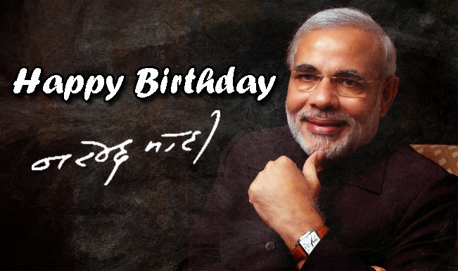 HAPPY BIRTHDAY NARENDRA MODI   