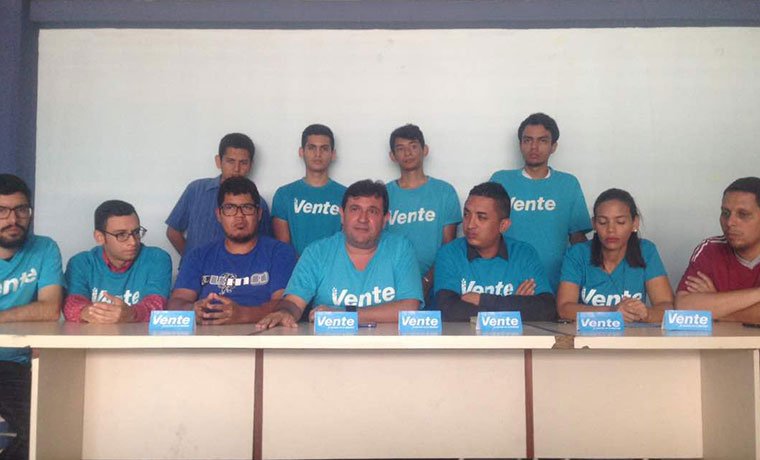 CaraotaDigital's tweet photo. #VenteVenezuela ratificó su rechazo a las elecciones regionales desde #Trujillo https://t.co/JF77spS6Eg https://t.co/qB9rk8XtCf