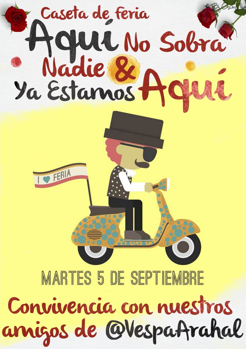 Hoy tenemos convivencia y seguramente no tendrá desperdicio!! #feria2017 #aquinosobranadie