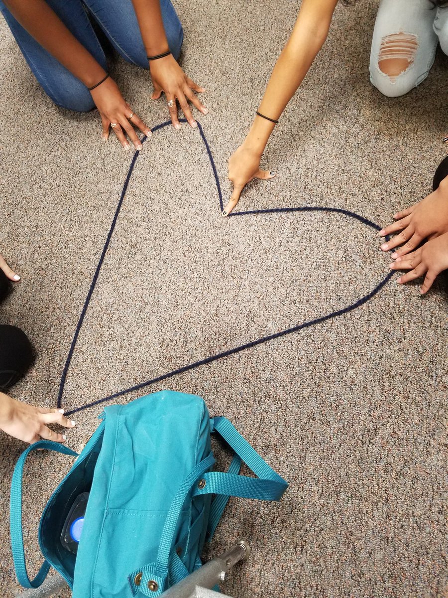 MrsKneisl's tweet photo. @hcpss_rhs math students building #community and working as a team to make shapes in #algebra2 #NewDayHCPSS https://t.co/A8GluEkCBV