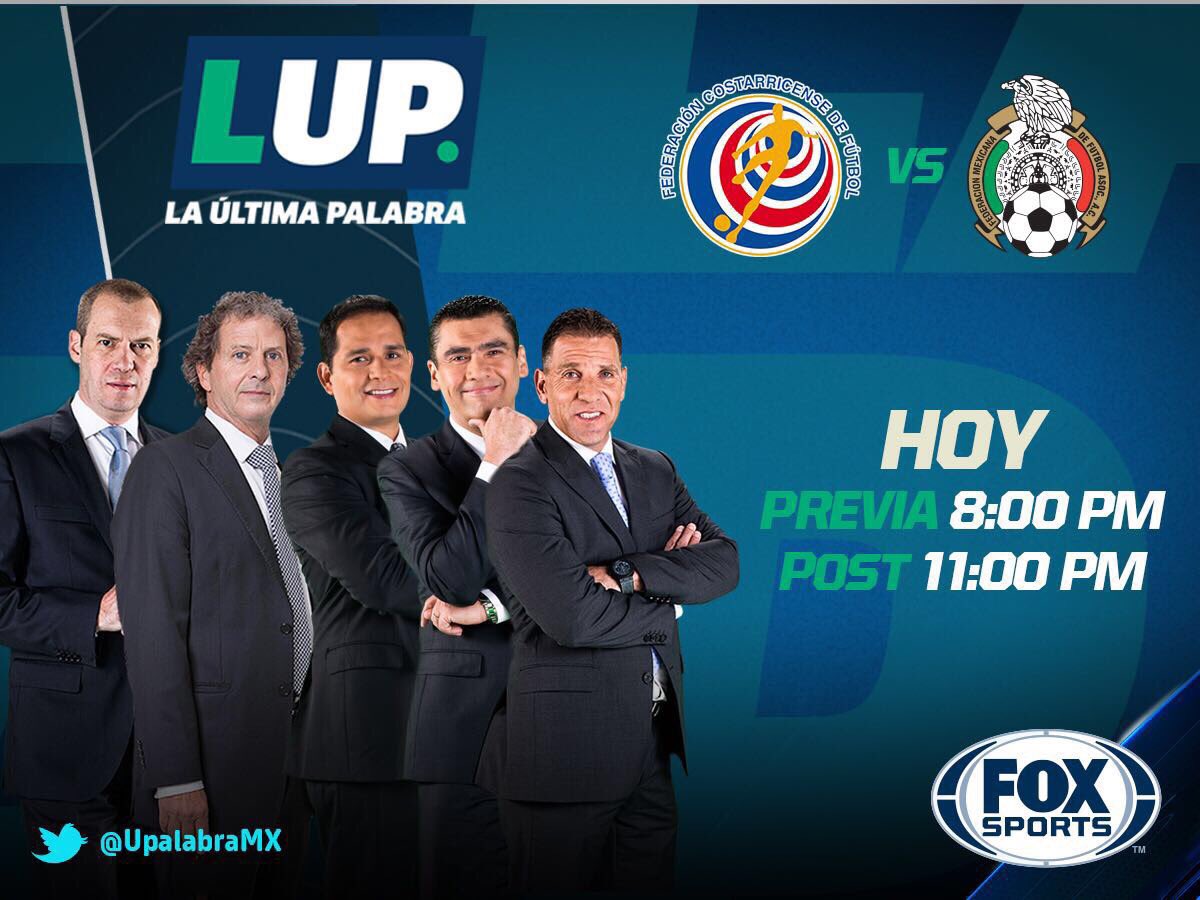 dtAlex_Aguinaga's tweet photo. Gran Cobertura desde Costa Rica. Previa y Post. #TRIenFOX Desde las 8:00PM. @FOXSportsMX @FSRadioMX @UpalabraMX https://t.co/uhXxeq3ji9