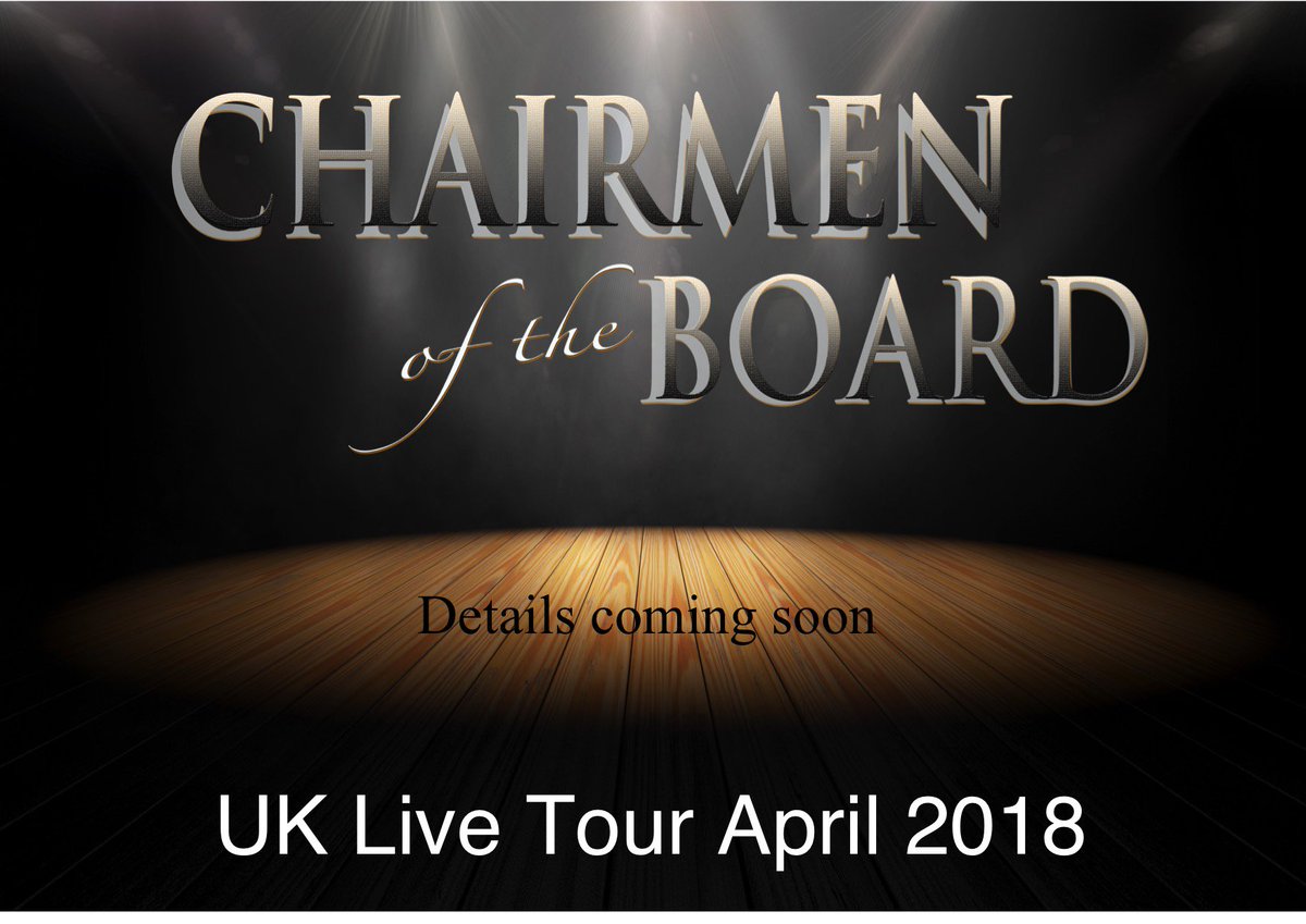 70's soul band "CHAIRMEN OF THE BOARD" coming to the UK APRIL 2018. Follow us here <a href="/catmanboogie/">Catman Boogie</a> for all the details #soulmusic #promotors