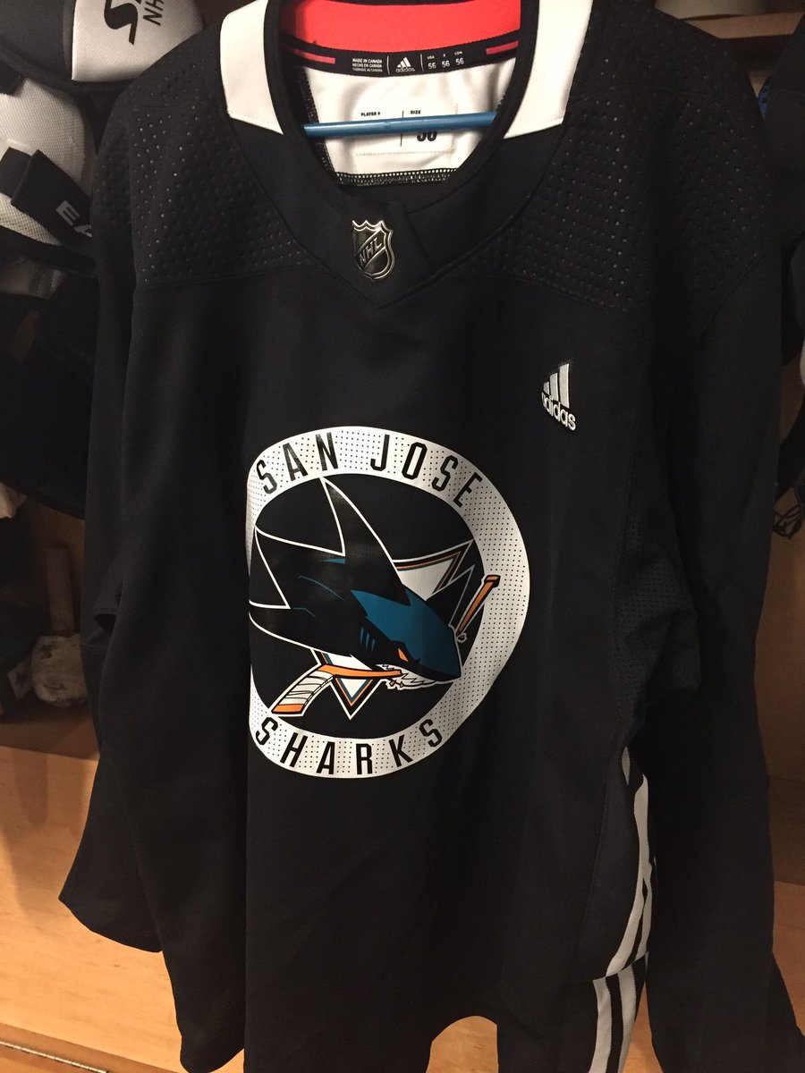 san jose sharks practice jersey