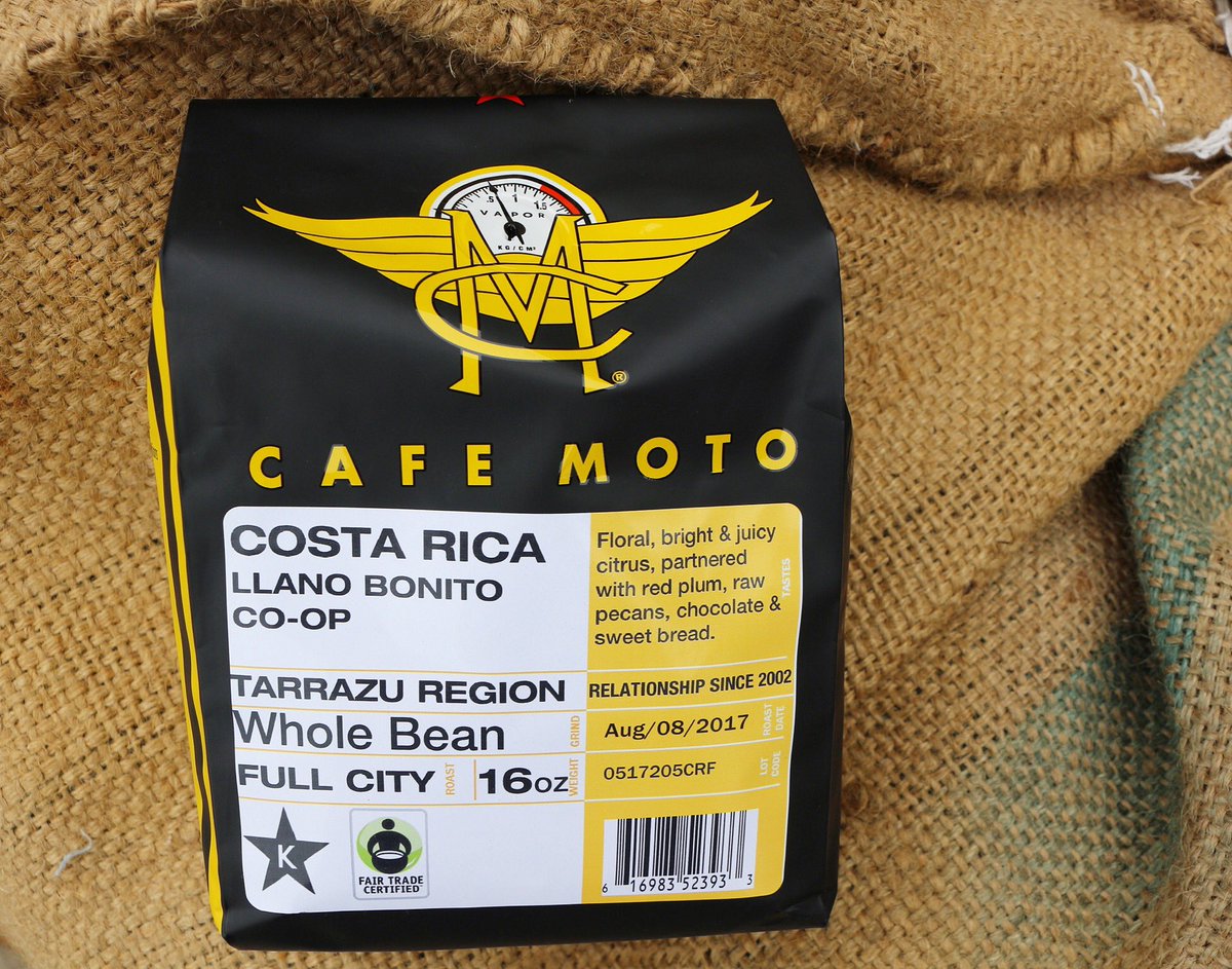 Our coffee is capable of amazing aroma, flavor, thickness & Viscosity. Use enough to get you there. #CostaRicaCoffee 💛#CafeMoto #SanDiego