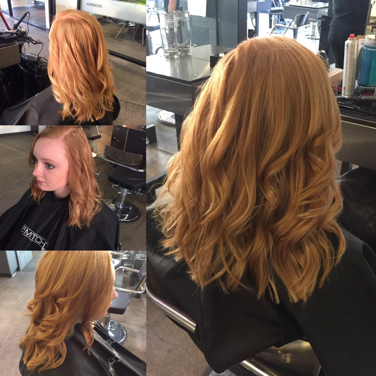 ShearlyShay's tweet photo. Round one length with round layers!! Loose curls and that gorgeous red hair! https://t.co/5piGRGK0nl
