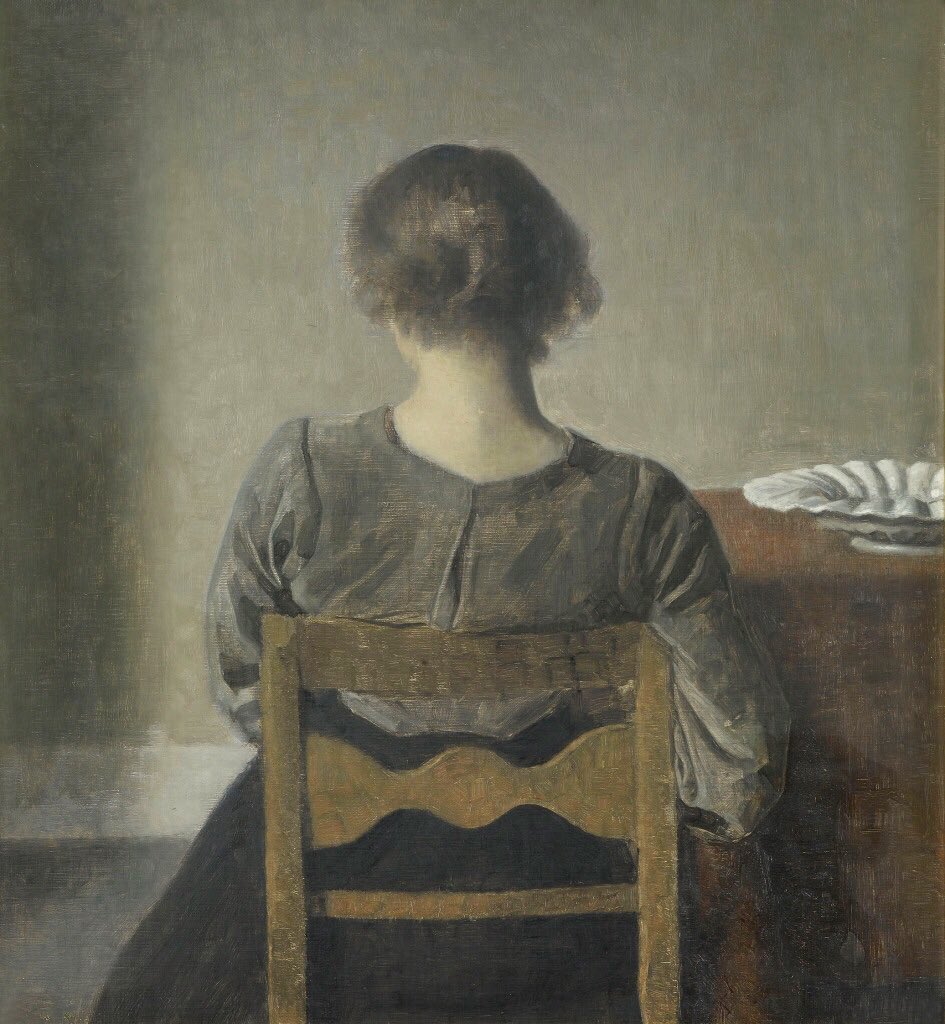 soysauuce's tweet photo. lepo, vilhelm hammershøi, 1905 https://t.co/e7qFq38W9X