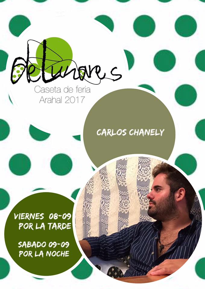DeLunares2007's tweet photo. @s VIERNES DÍA. Nos acompañará un gran amigo de esta caseta, flamenco y chirigotero: Carlos Chanely. ¡Ojo, que hace doblete en De Lunares! https://t.co/iWdhZEXuxB