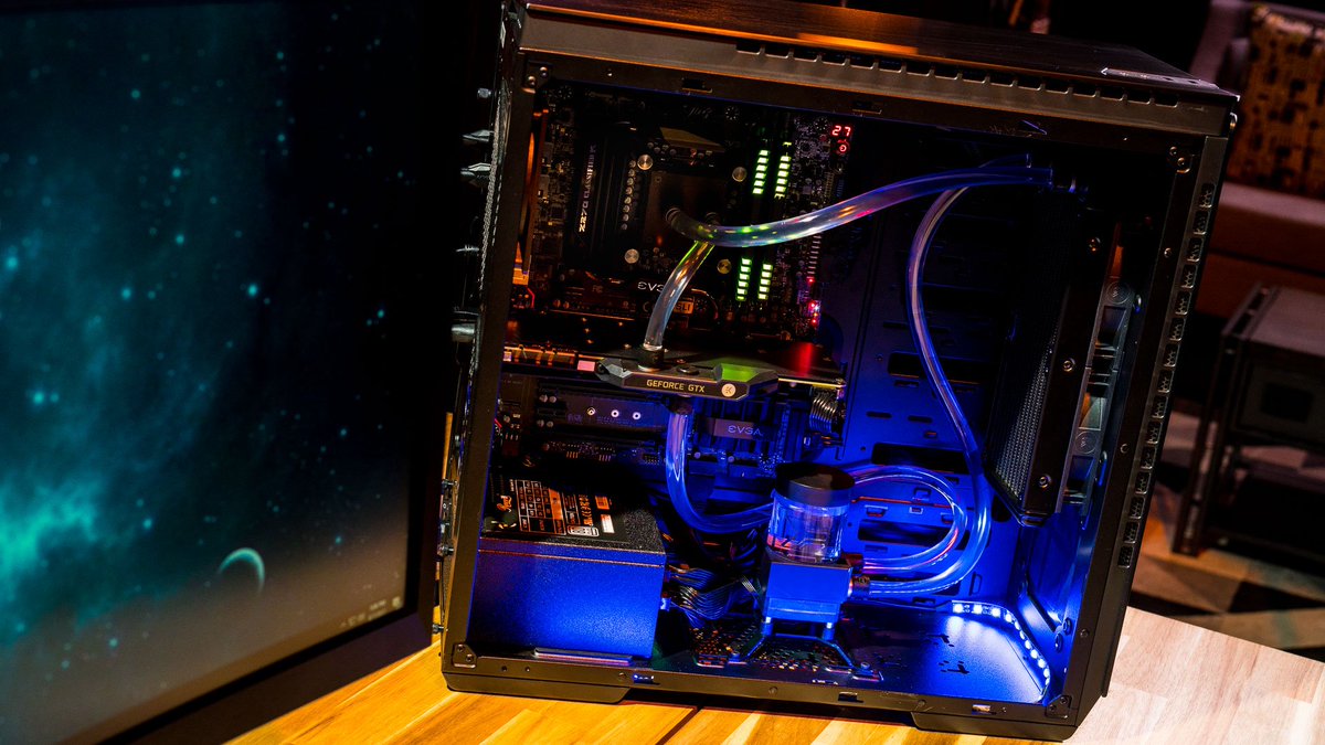 Newegg's tweet image. EK Waterblocks is on a mission to make liquid-cooled PCs the future. Watch their recent #NeweggStudios visit ► youtu.be/sGdLuTQGUuU