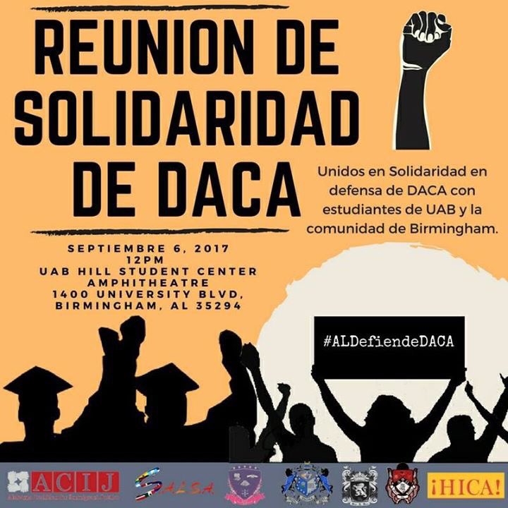 ALimmigrant's tweet photo. #ALDefendDACA #DACA #DREAMers https://t.co/tyiqW1T89L