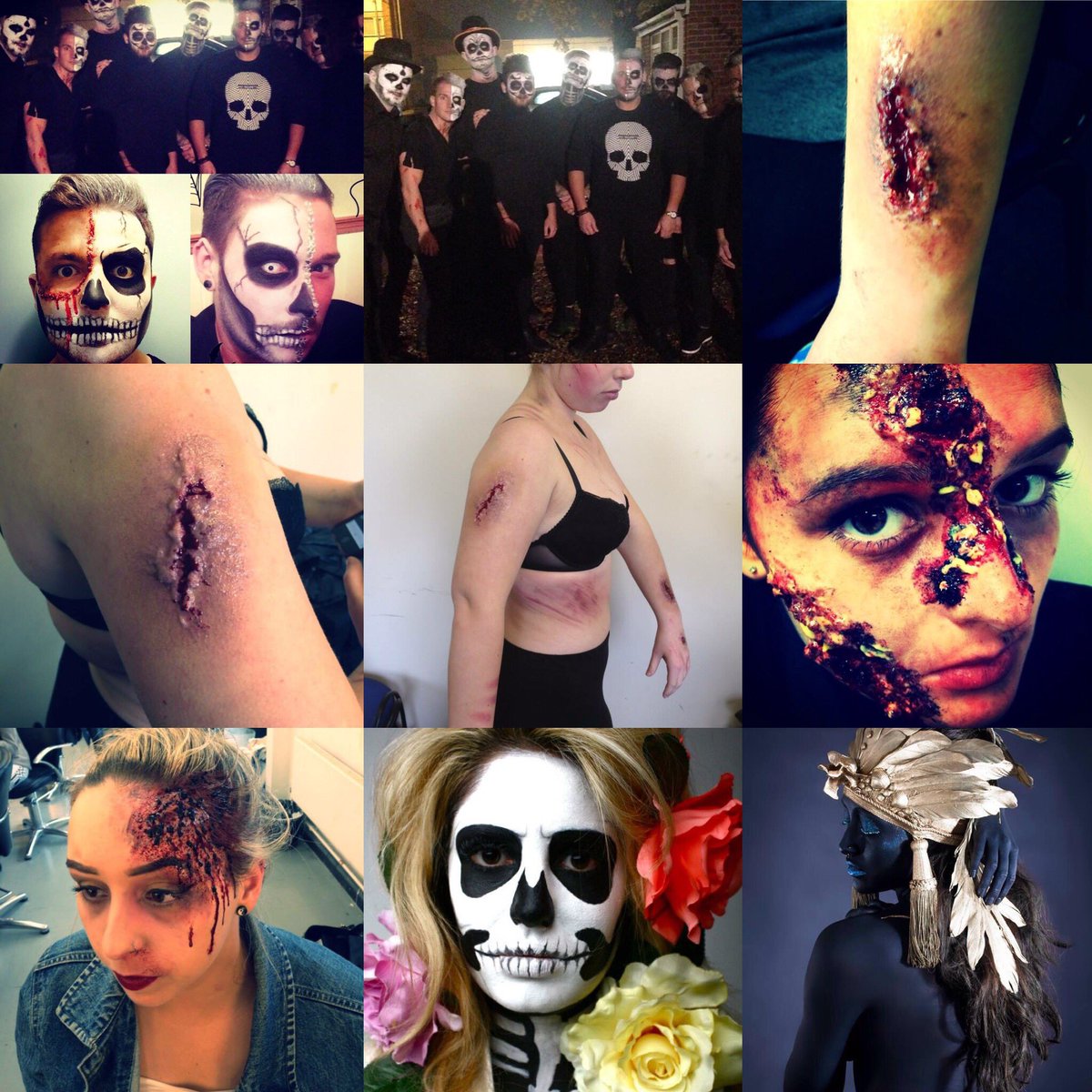 GeorgieAmyTooth's tweet photo. Halloween is just around the corner .. who's ready ?? 🎃💀.. bookings email : georgietooth@hotmail.com  #specialeffects #makeup https://t.co/MrPKFVx5Ao