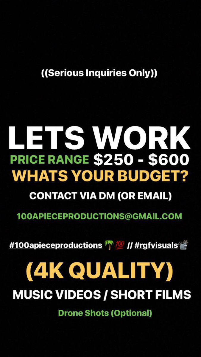 NinoAndrettiii's tweet photo. Let's take advantage of this weather dm me let's shoot! 4K Quality, Drone, &amp; Treatment #NoDepositNoWork #100APieceProductions #RgfVisuals https://t.co/V0KnjfcZSV