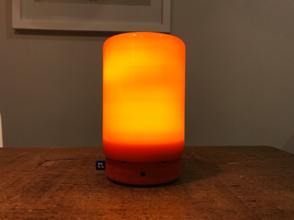 leefasciani's tweet photo. Nice to meet you #suzysnooze. Finally got my @BleepBleeps baby monitor night light. https://t.co/B5OD6FzkNp