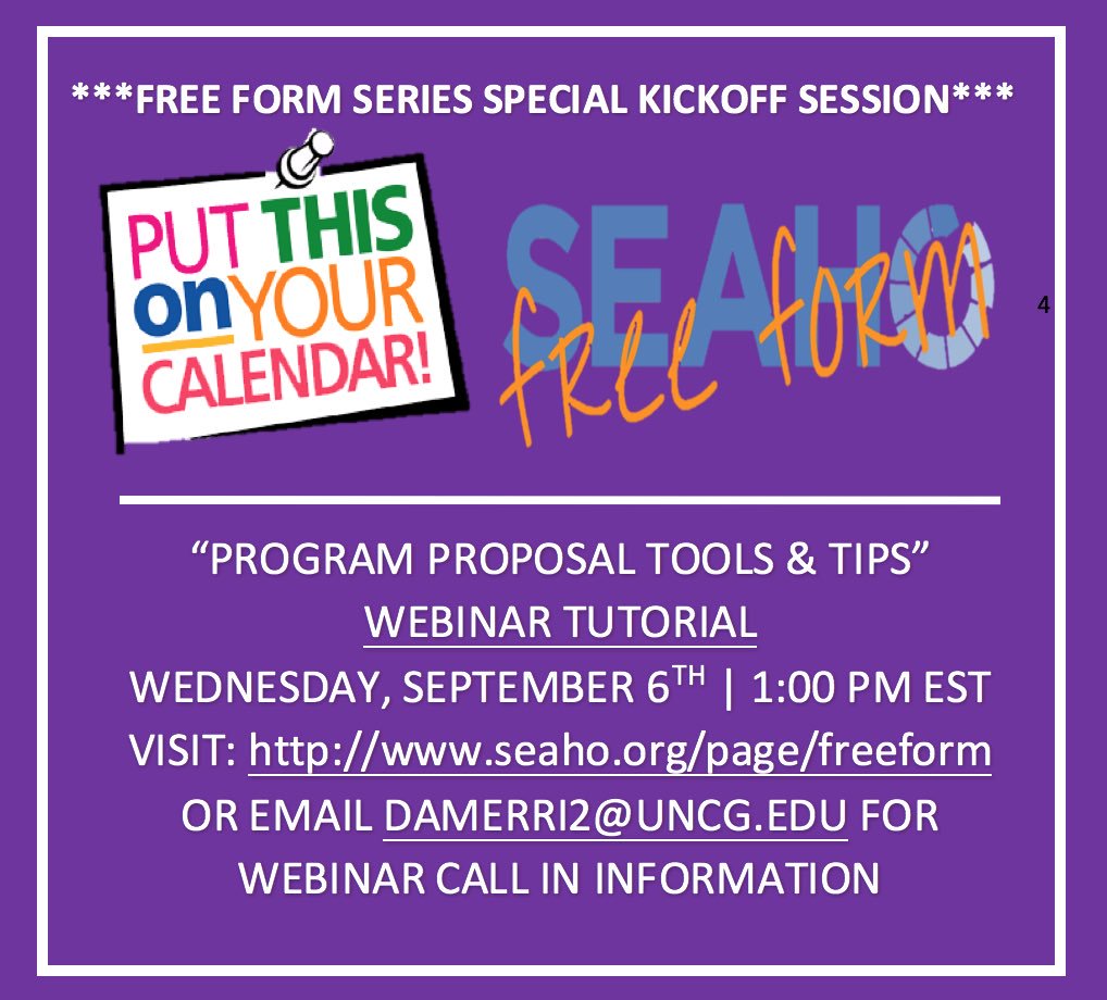 DM_UrFuturePrez's tweet photo. SAVE the DATE! We are exactly 24 hours away folks! Join your SEAHO family for this special kickoff! @SEAHOconnect #seahoallyear #FreeForm17 https://t.co/GEgr7BDn4x