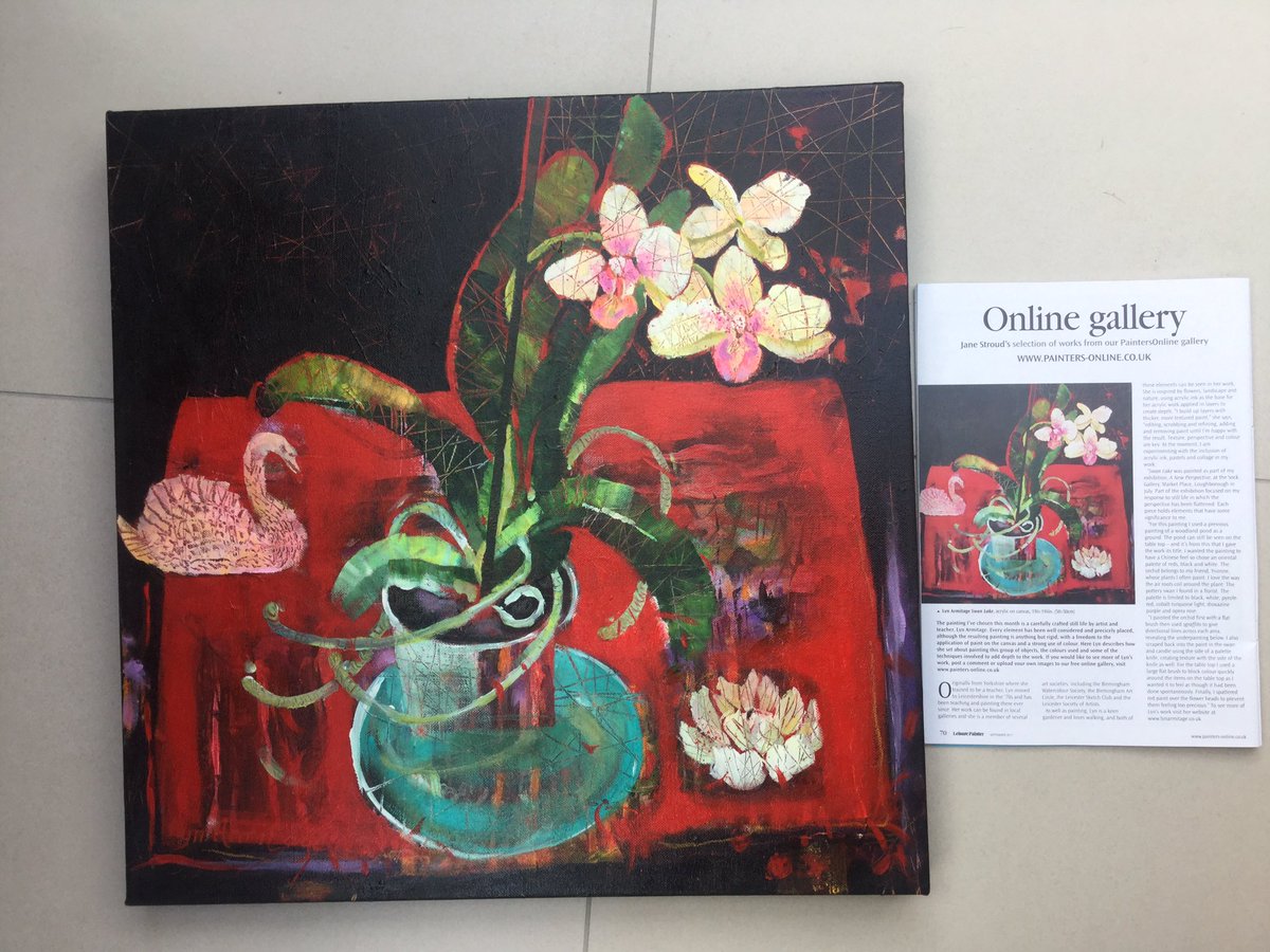 ArmitageLyn's tweet photo. Thankyou "Leisure Painter" for choosing me to be September "artist of the month". #Leisurepainter #acrylicpainting #art https://t.co/mWhZhhmNqk