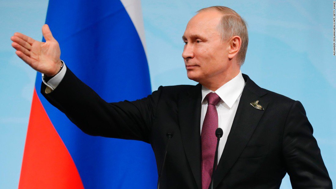 CNN's tweet image. Russia's President Putin warns the crisis over North Korea's weapons program risks becoming a "global catastrophe" cnn.it/2gDjvwS