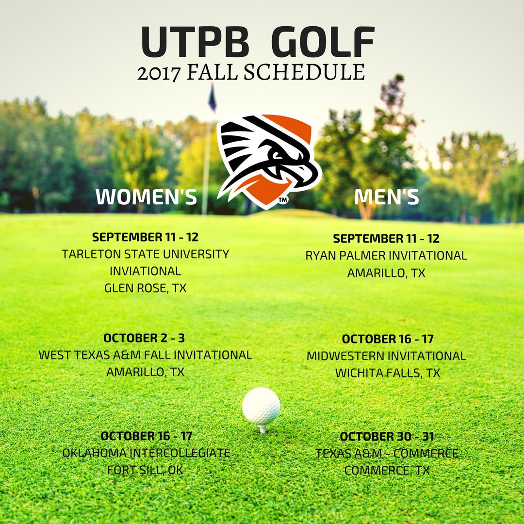 UTPBGOLF's tweet photo. Exactly ONE week till our Falcons start their fall season! 🤙 https://t.co/PSL2tKOlGo
