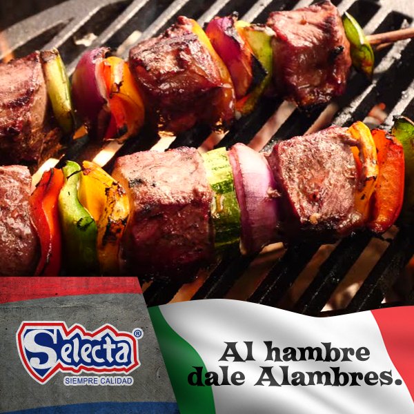 SelectaOficial's tweet photo. ¿Qué tal les caerían unos Alambres para la hora de comida? #EmpacadoraSelecta #Carnicería #Monterrey https://t.co/aWFV1NVhEe