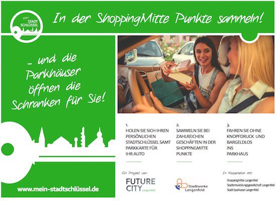 futurecity_org's tweet photo. "Ich öffne Dir die Schranken!" In der FUTURE CITY Langenfeld jetzt bequem mit dem #Stadtschlüssel #parken! #SWLangenfeld @qdega #Partner https://t.co/mTIg77Jvf3