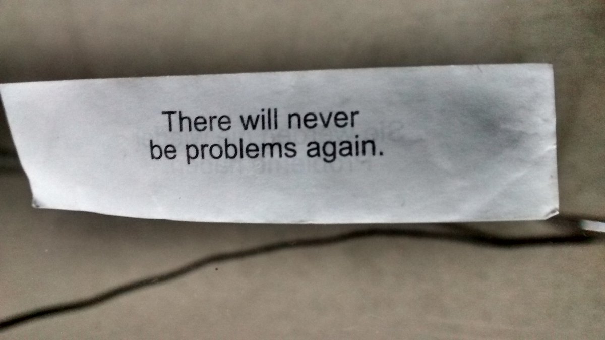 leelakin's tweet image. Got this in my fortune cookie today, y&apos;all welcome #nomoreproblems #ever