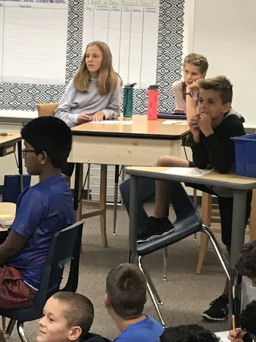 BirchviewWPS's tweet photo. 5th grade starting the day of with science. Why didn't Mrs.  Carlson get wet? Ask a 5th grader. #BVRox #coolscience https://t.co/G6sheiaIPi