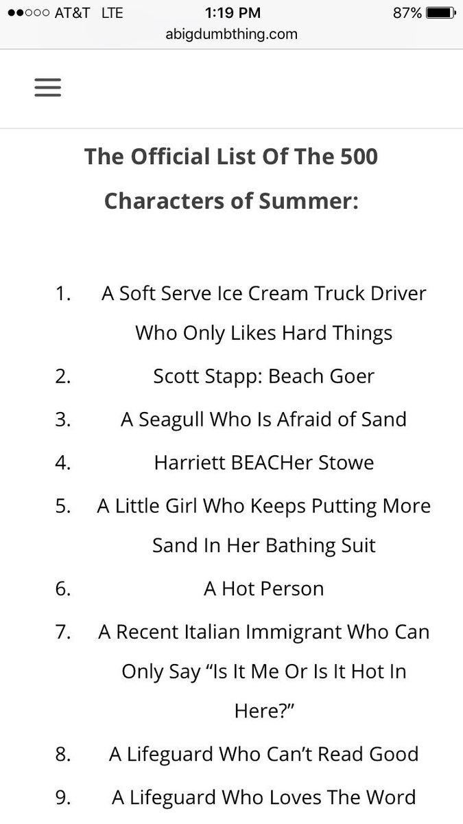 abigdumbthing's tweet photo. This Wed 9/6 11pm @ucbtny Chelsea @abigdumbthing  presents The 500 Characters of Summer. Full list here: https://t.co/SeNAwJMr1q https://t.co/VY0pKseaMX