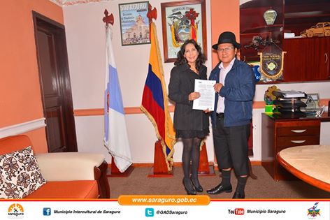 <a href="/BDEcuadorBP/">Banco de Desarrollo del Ecuador B.P.</a> otorga un credito por $872 mil a favor de <a href="/GADSaraguro/">Municipio Saraguro</a> para 2 sistemas de alcantarillado del cantón <a href="/abelsarango/">Abel Sarango</a> <a href="/lorecostaj/">Lorena Costa</a>