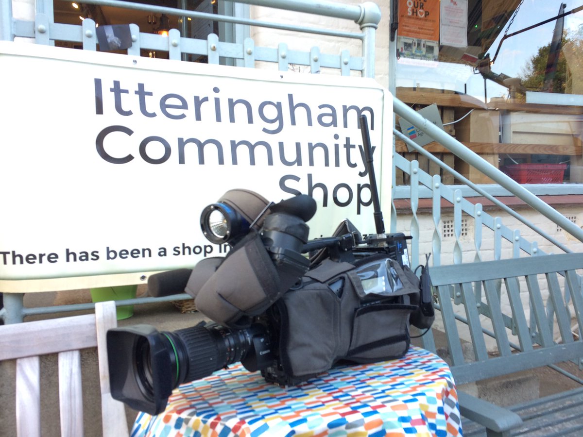 ItteringhamShop's tweet photo. Not quite the set of Dibley but a good location for a Community Village Shop with something to celebrate! https://t.co/d2yN8mlSDT