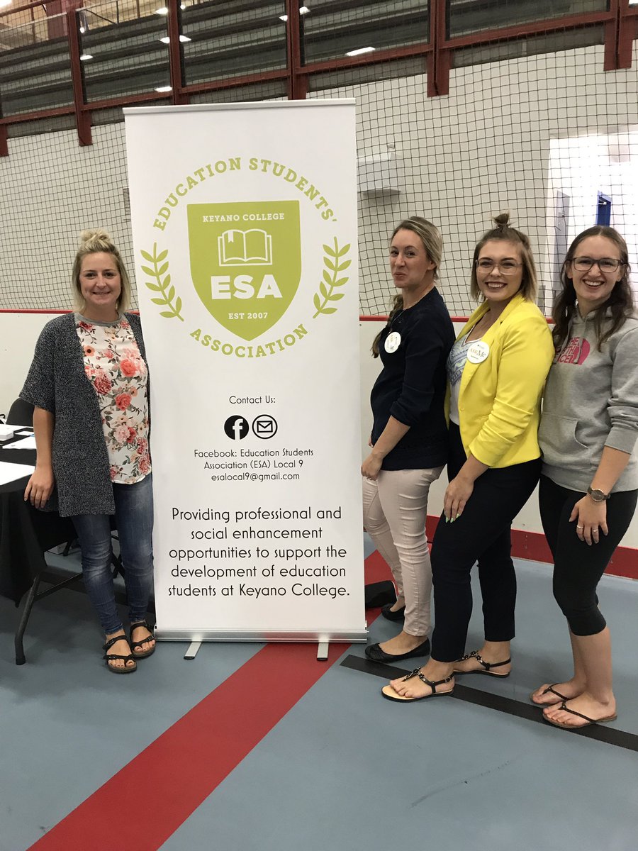 DrSautner's tweet photo. Education Students Association @ESAlocal9 welcoming new & returning students @keyanocollege #studentexecutives https://t.co/sxxOn4ntee