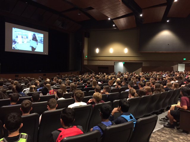 mrvuolo's tweet photo. Make it the best first day! Welcome class of 2021. #firstdayFPS #SaberPride https://t.co/BCbjwNgEK2