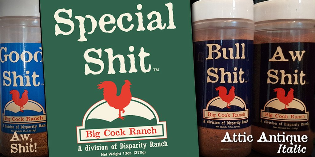 3ipfonts's tweet photo. Was delighted to discover Attic Antique used in the branding of the Special Shit family of seasonings. https://t.co/lfUQhZ9Uyc https://t.co/E2YuXtMVtW