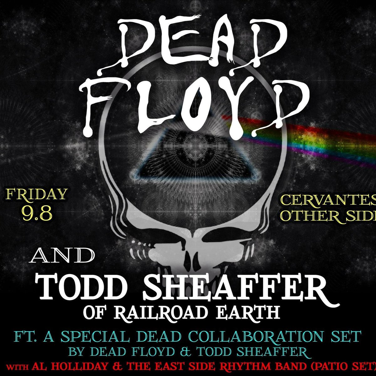 ColoradoConcert's tweet photo. Get free 🎫 to see #ToddSheaffer & #DeadFloyd perform a special dead set @CervantesDenver on Friday from our Facebook page! https://t.co/A8WrGE2Yie