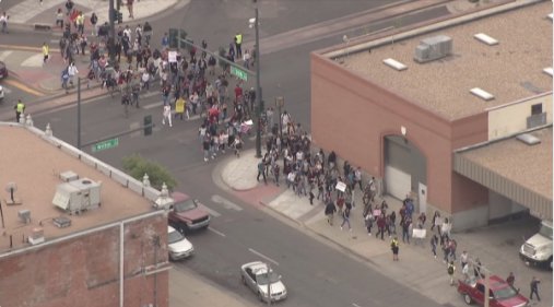 krassenstein's tweet photo. BREAKING: Students at Denver schools are walking out of classes in protest of #DACA announcement, In support of Dreamers! https://t.co/LaslCe4yCX