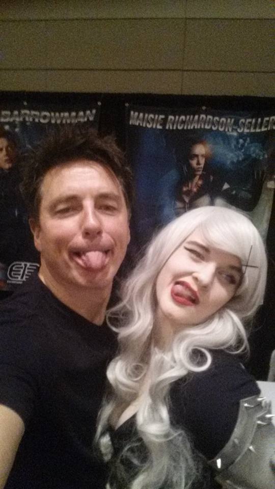 Rockladyloki's tweet photo. Met @JohnBarrowman on Saturday! Soooo worth the line, he was hilarious and so silly! Thank you for making my first Dragon Con amazing! <3 https://t.co/vwqMeT18AH
