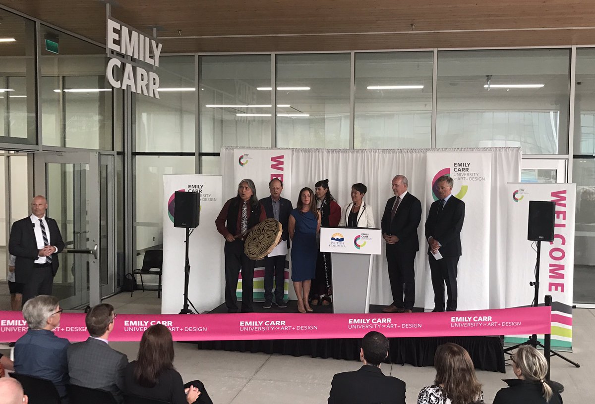 Emily Carr University of Art and Design is opening the doors to its brand new Great Northern Way campus with BC premier John Horgan