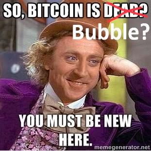 CryptoForecast's tweet image. After reading a million times "BTC is dead" now how many times should we read "Bitcoin is a Bubble"? - Cryptoforecast #likeaPro
