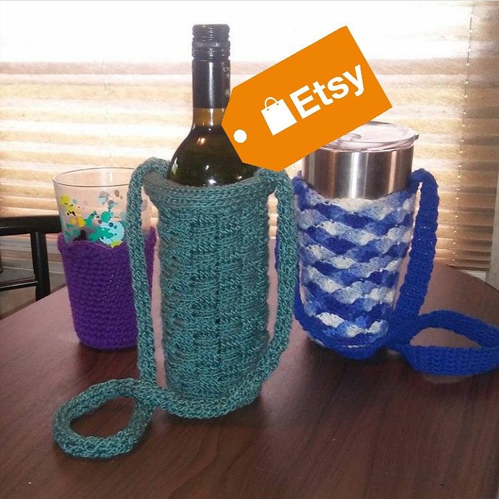 CraftBenders's tweet photo. 🍸Now Selling Coozies on Our Etsy💕Coozies for Cups, Mugs and Bottles✨ 
#handmade #coozie  #crochet #caddies #drinkholder #onsale #etsyshop https://t.co/KQ9w0nYomw
