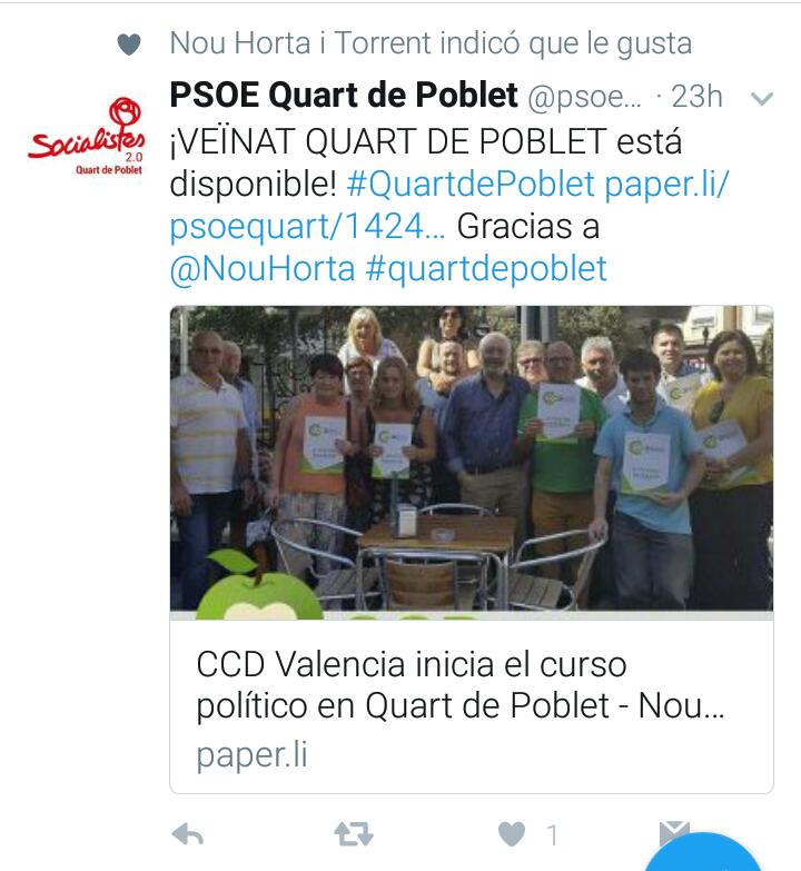 CCD_PValencia's tweet photo. Gracias a @psoequart por interesarse por el proyecto #Centrista de @CCDcentro #ConstruyendoCentroPolítico #CCDQuart https://t.co/jvI6MQa0Yh