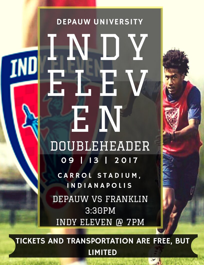 DePauwLife's tweet photo. Tickets and Transportation are free but limited! Sign up at Campus Life today! https://t.co/y40vUjONXP