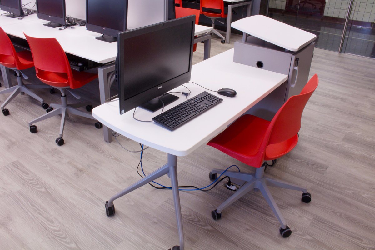 NickersonCorp's tweet photo. Nickerson worked closely with Bronx Center For Science &amp; Mathematics to supply the best-fitted @kifurniture to add to this modern classroom. https://t.co/ObaagwSAlo