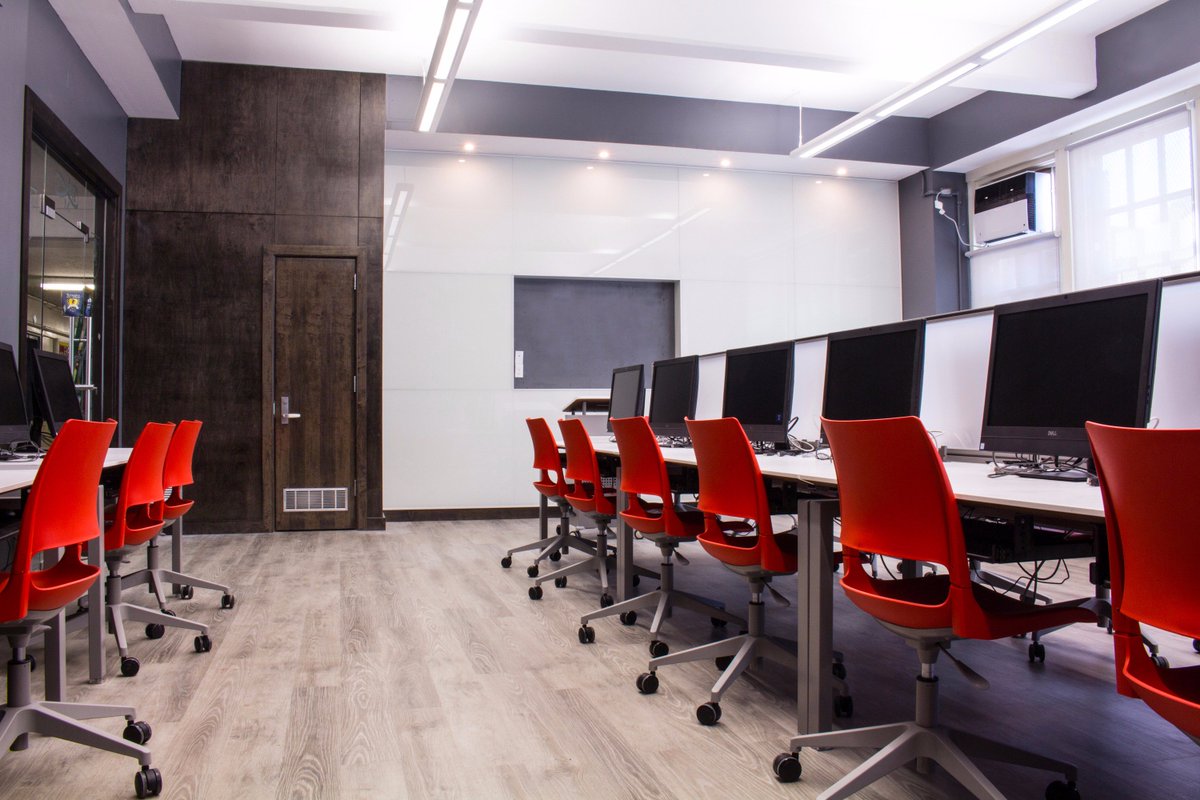 NickersonCorp's tweet photo. Nickerson worked closely with Bronx Center For Science &amp; Mathematics to supply the best-fitted @kifurniture to add to this modern classroom. https://t.co/ObaagwSAlo