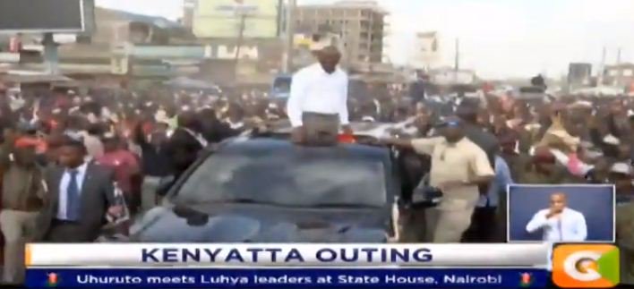 citizentvkenya's tweet photo. Kenyatta, Ruto take campaigns to Rongai, Kajiado #TheBigQuestion https://t.co/7qiSxj8dFo
